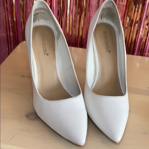 White heels SOLD!!!! - Picture 2 of 4